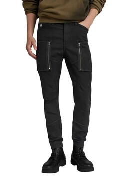 Pantalón G-Star Cargo Zip Skinny Negro Hombre