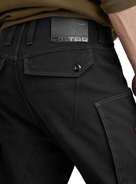 Pantalón G-Star Cargo Zip Skinny Negro Hombre