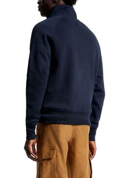 Sudadera Tommy Hilfiger Mix Media Marino Hombre