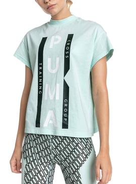 Camiseta Puma XTG Graphic Turquesa Mujer