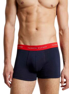 Pack 3 Bóxers Tomm Hilfiger Trunk Azul Hombre