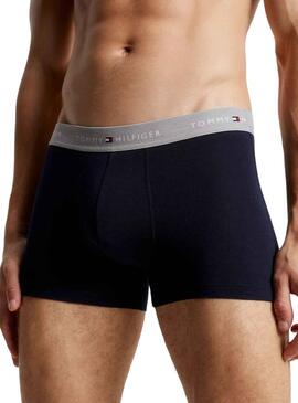 Pack 3 Bóxers Tomm Hilfiger Trunk Azul Hombre