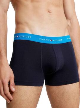 Pack 3 Bóxers Tomm Hilfiger Trunk Azul Hombre