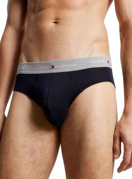 Pack 3 Slips Tommy Hilfiger Brief Marino Hombre