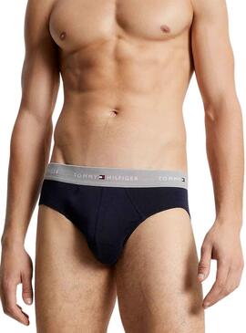 Pack 3 Slips Tommy Hilfiger Brief Marino Hombre