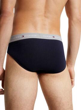 Pack 3 Slips Tommy Hilfiger Brief Marino Hombre