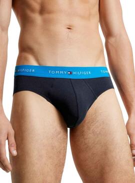 Pack 3 Slips Tommy Hilfiger Brief Marino Hombre