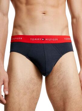 Pack 3 Slips Tommy Hilfiger Brief Marino Hombre