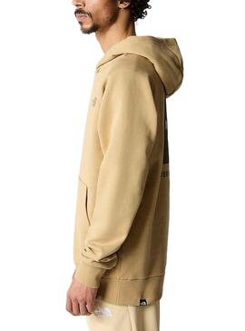 Sudadera The North Face Red Box Beige Hombre