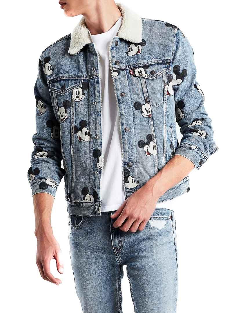 Cazadora Levis Sherpa Denim Mickey Mouse