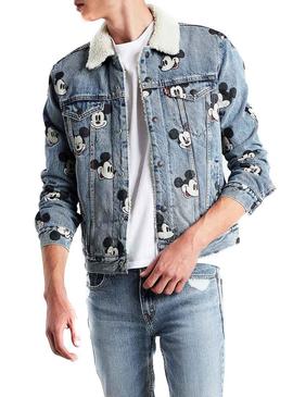 Cazadora Levis Sherpa Denim Mickey Mouse 