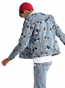 Cazadora Levis Sherpa Denim Mickey Mouse 