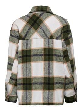 Chaqueta Only Hilda Marsala Shacket Verde Mujer