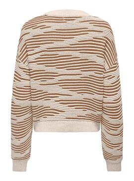 Jersey Only Emma Life Structure Beige para Mujer