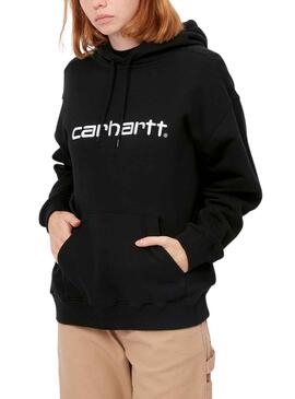 Sudadera Carhartt Hooded Negro para Mujer