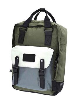 Mochila Doughnut Macaroon Go Wild Verde Blanco 