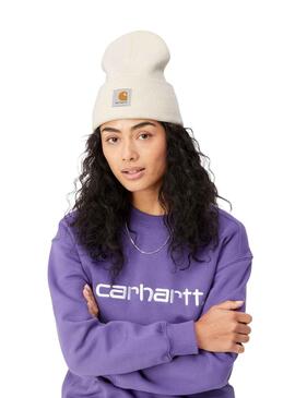 Gorro Carhartt Acrylic Watch Hat Blanco para Mujer