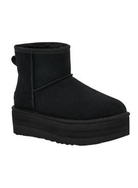 Botas UGG Classic Mini Platform Negro para Mujer