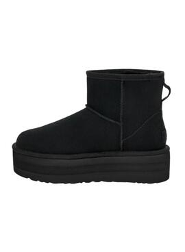 Botas UGG Classic Mini Platform Negro para Mujer