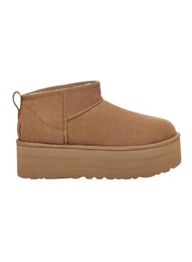 Botas UGG Classic Ultra Mini Platform Marrón Mujer