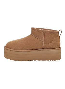 Botas UGG Classic Ultra Mini Platform Marrón Mujer