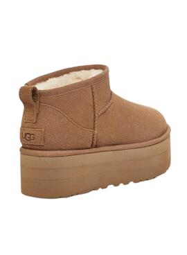 Botas UGG Classic Ultra Mini Platform Marrón Mujer