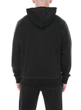 Sudadera New Balance Brushed Negro Hombre