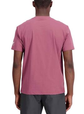 Camiseta New Balance Essvartee Rosa para Hombre
