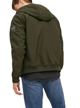 Chaqueta Jack And Jones Softshell Verde Hombre