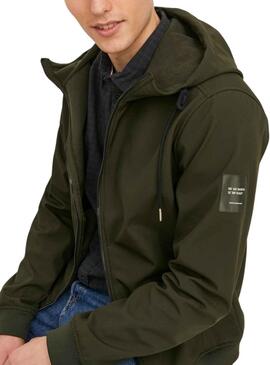 Chaqueta Jack And Jones Softshell Verde Hombre