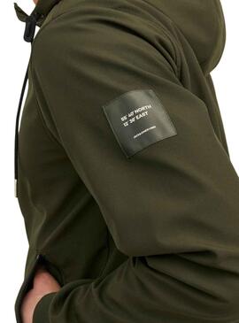 Chaqueta Jack And Jones Softshell Verde Hombre