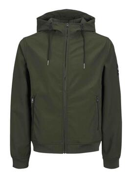 Chaqueta Jack And Jones Softshell Verde Hombre