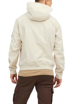 Chaqueta Jack And Jones Softshell Beige Hombre