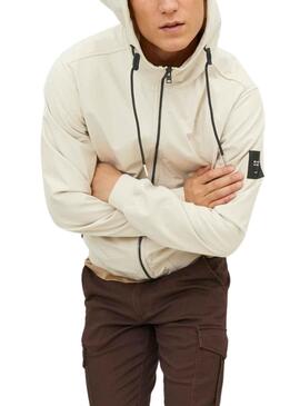 Chaqueta Jack And Jones Softshell Beige Hombre