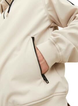 Chaqueta Jack And Jones Softshell Beige Hombre