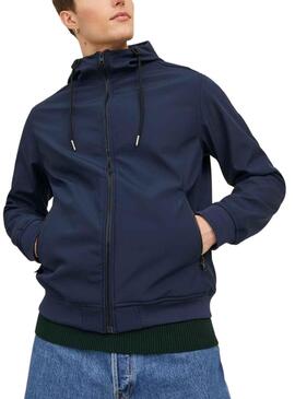 Chaqueta Jack And Jones Softshell Marino Hombre