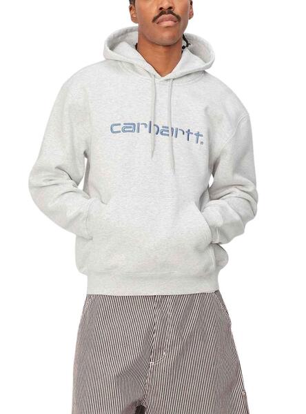 Sudadera Carhartt Hooded Gris para Hombre