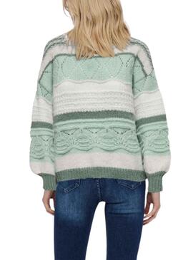 Jersey Only Adina Life Verde para Mujer