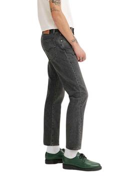 Pantalón Vaquero Levis 501 Crop Gris Hombre