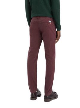 Pantalón Chino Levis Slim Granate para Hombre