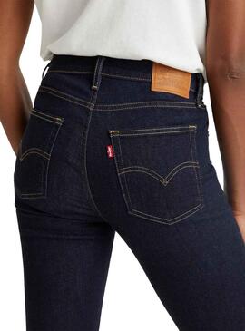 Pantalón Vaquero Levis 724 High Rise Marino Mujer