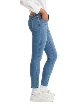 Pantalón Levis 711 Skinny New Azul para Mujer