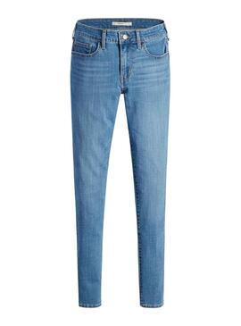 Pantalón Levis 711 Skinny New Azul para Mujer