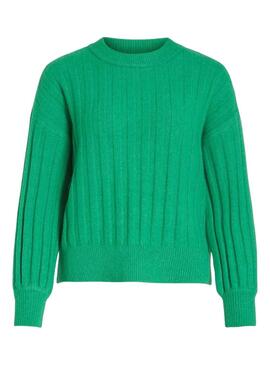 Jersey Vila Vitycia O Neck Verde para Mujer