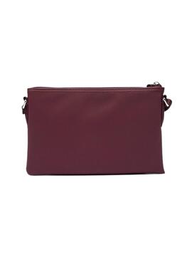 Bolso Levis Flat Crossover Granate para Mujer