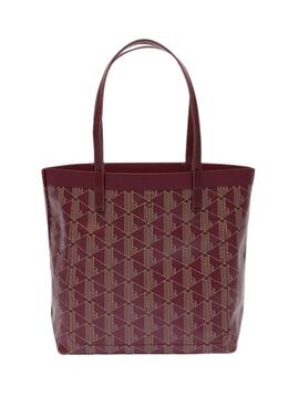 Bolso Lacoste Zely Shopping Bag Granate Mujer