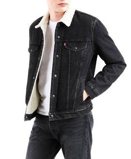 Cazadora Levis TYPE 3 Sherpa Negro Hombre