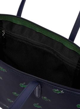 Bolso Lacoste Shopping Bag Azul Marino para Mujer