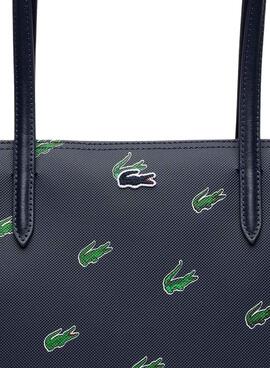 Bolso Lacoste Shopping Bag Azul Marino para Mujer