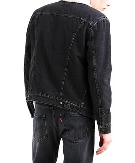 Cazadora Levis TYPE 3 Sherpa Negro Hombre